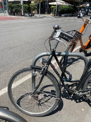 Bicicleta urbana mujer con cesta