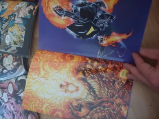 Lote de tres comics Motorista Fantasma Ghost Rider
