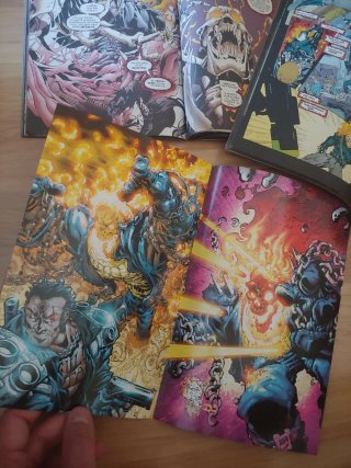 Lote de tres comics Motorista Fantasma Ghost Rider