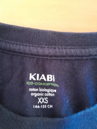 Camiseta manga larga azul niños