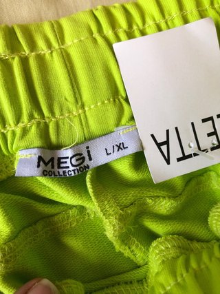Pantalon tipo chandal fluor