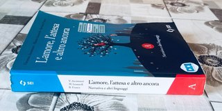Libro scolastico "L'amore, l'attesa e altro ancora