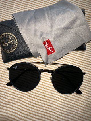 Gafas Ray-Ban Redondas Plata/Negro