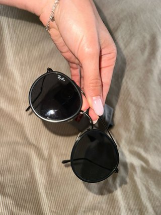 Gafas Ray-Ban Redondas Plata/Negro