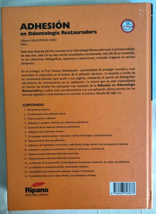 ADHESIÓN EN ODONTOLOGÍA RESTAURADORA.