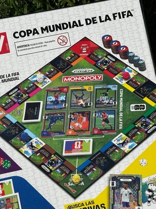Monopoly Panini Prizm Mundial 2026 Sellado