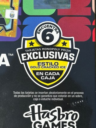 Monopoly Panini Prizm Mundial 2026 Sellado
