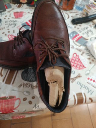 Zapatos con cordones fluchos, muy poco uso.