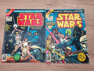 Lote 2 cómics Marvel Special Edition: Star Wars 1