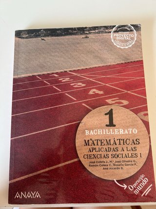 Matemáticas aplicadas a las Ciencias Sociales I...