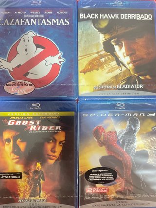 Confezione 4 Film Blu-ray: Ghostbusters, Black Hawk