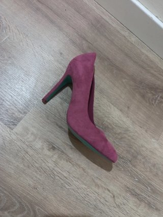 Tacones Bershka Rosa Mujer