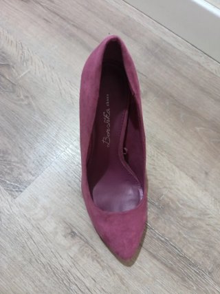 Tacones Bershka Rosa Mujer