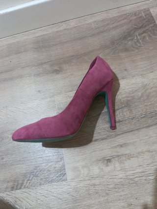 Tacones Bershka Rosa Mujer