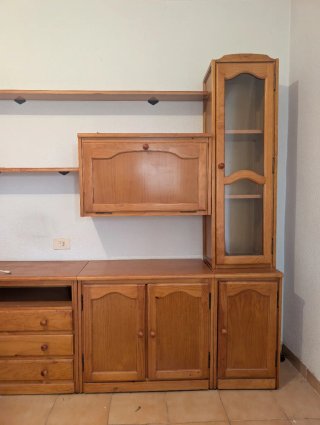 Mueble de salón clásico modular (Madera)