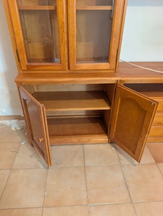 Mueble de salón clásico modular (Madera)