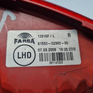 PILOTO TRASERO DERECHO TOYOTA TOYOTA AURIS (E150) 2006-2012