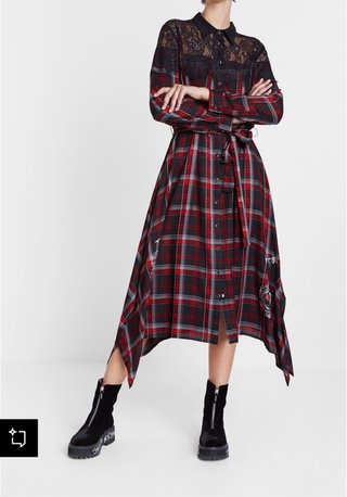 Vestido camisero Desigual