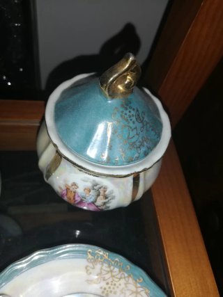 Conjunto chá porcelana Japão