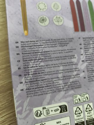 Lacre Set Sello Cera Wax Seal