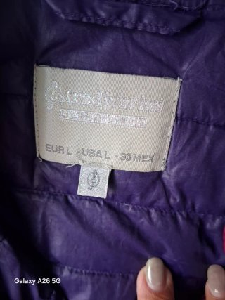 Chaqueta plumífera violeta talla L mujer