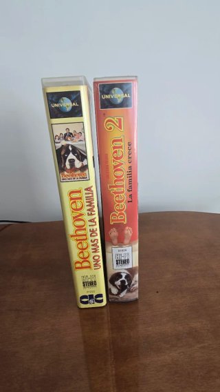 Películas Beethoven 1 y 2 VHS