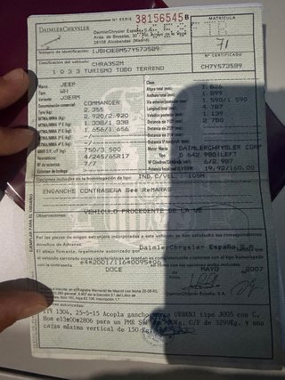 Jeep Commander 2007