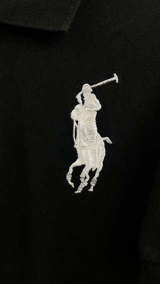Polo Ralph Lauren Big Pony Negro - Talla XL
