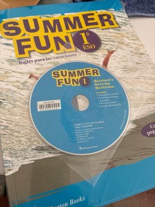 Libro inglés vacaciones1 eso +CD NUEVO. SUMMER FUN