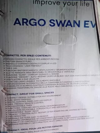 Condizionatore Argo Swan Evo Bianco