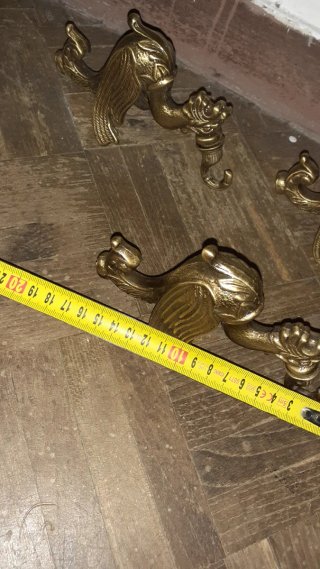 Lote 3 piezas bronce lámpara estilo antiguo ver