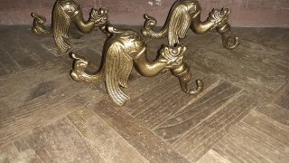 Lote 3 piezas bronce lámpara estilo antiguo ver