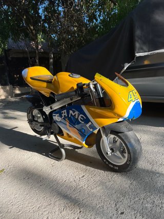 Minimoto Deportiva Camel Amarilla