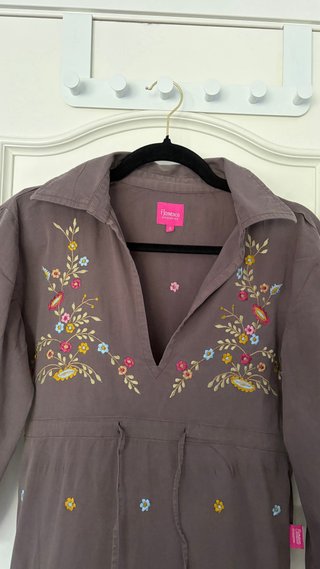 Precioso, vestido bordado. Flamenco