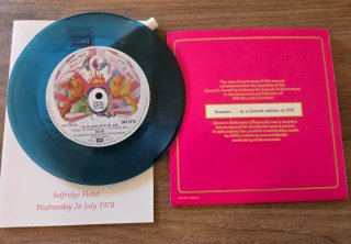 Queen Bohemian Rhapsody blue vinyl replica set