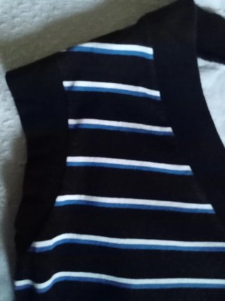 Camiseta sin mangas a rayas