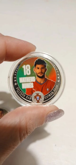 Moeda Prateada Matheus Nunes Seleção 2026