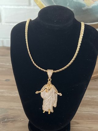 Collar Jesús 14K Laminado XP 60cm