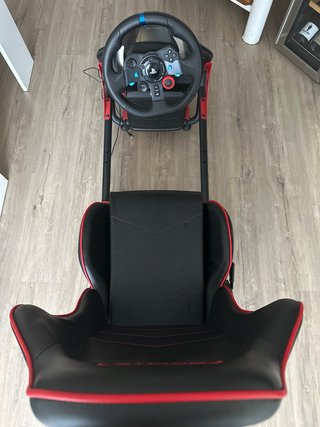 Volante Logitech + Pedales + Asiento GT3