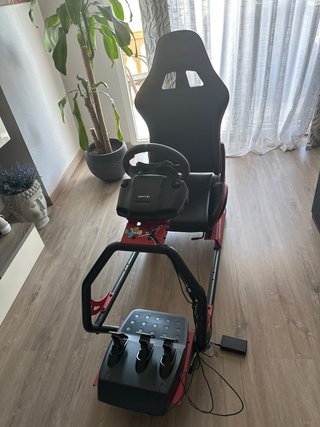 Volante Logitech + Pedales + Asiento GT3