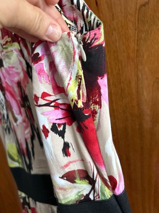 Vestido estampado floral mujer