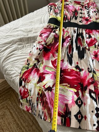 Vestido estampado floral mujer
