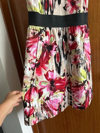 Vestido estampado floral mujer