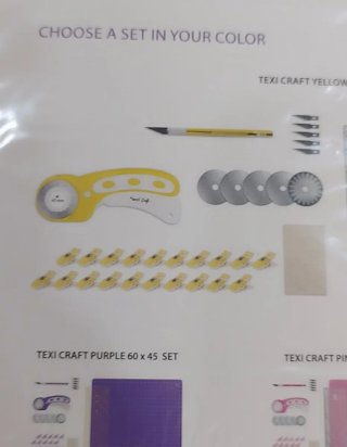 Kit de corte Texi Craft Yellow 45x30