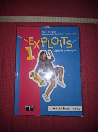 Exploits 1 méthode de français : livre de l'élè...