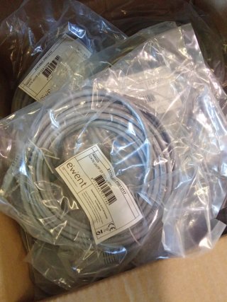 Cable Red Cat6 U/UTP GY CCA 5m Ewent