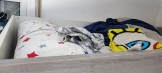 Mueble compacto litera escritorio y armario