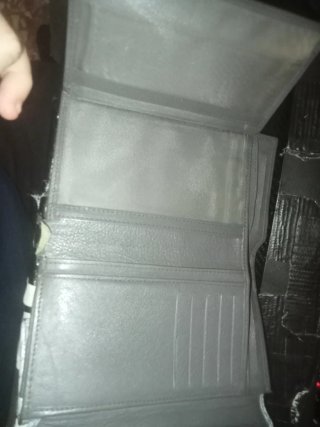 Cartera grande gris