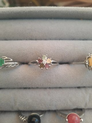 Anillos regulables piedras naturales