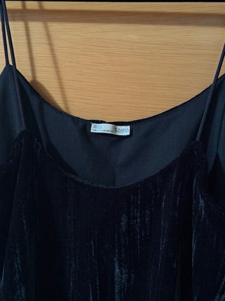 Top tirantes Zara negro